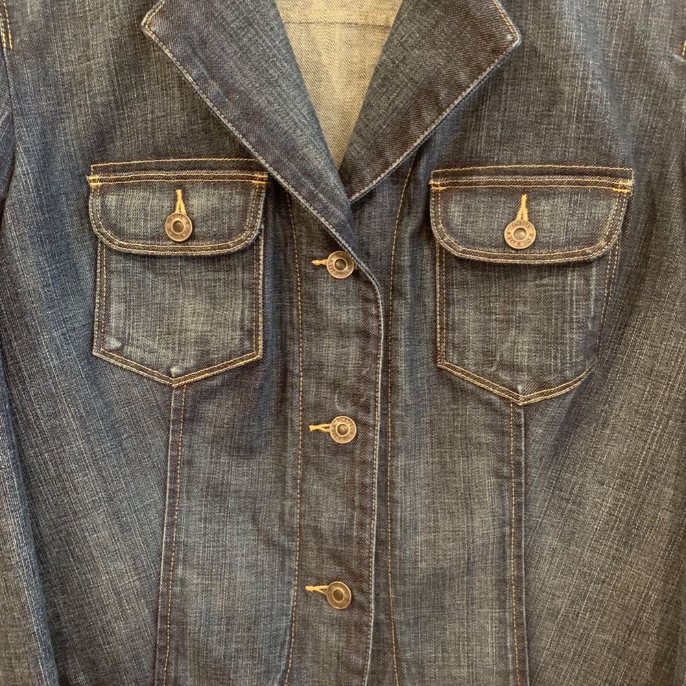 Talbots Stretch Denim Jacket - Picture 5 of 7
